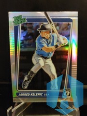 2021 Panini Donruss Optic Silver Prizm #RP20 Jarred Kelenic RC Seattle Mariners